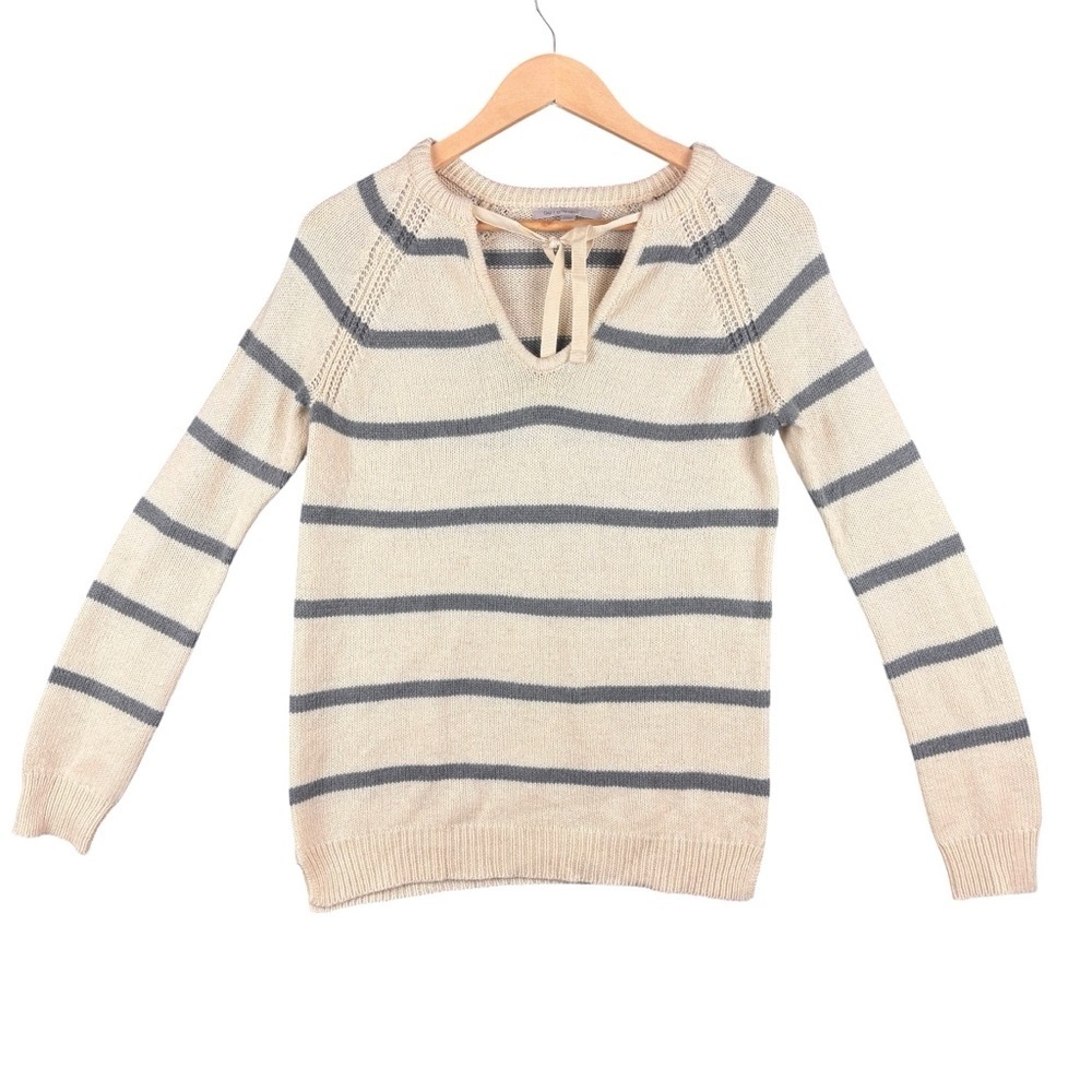 Gap Icon Stripe Tie-Neck Sweater – Sz XS (Excellent Condition)